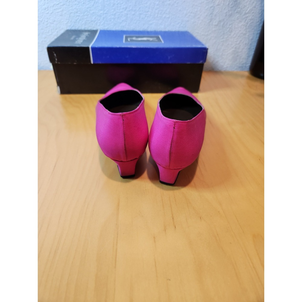 Yves Saint Laurent‎ YSL Pink Pointed Toe Pumps Classic Heels Size US 7 - Picture 6 of 12